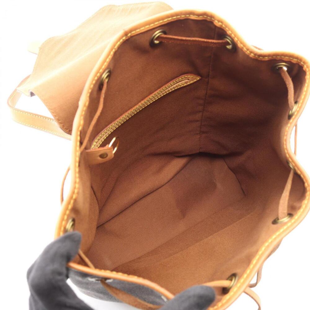 LOUIS VUITTON Brown Monogram Leather Backpack - Picture 3 of 12